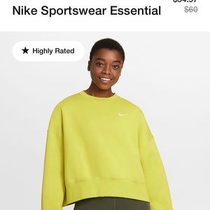 Cropped sweatshirt